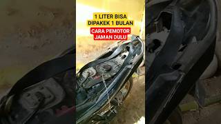 motor irit BBM satu liter dipakek sebulan motor bengkel shorts [upl. by Joella236]