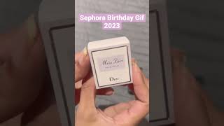 Got a Birthday Gift from Sephora  2023 😍😍😍🥰 shorts shortsfeed sephora [upl. by Lledualc]