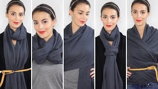 Comment porter une écharpe ou un foulard  5 façons [upl. by Gyimah]