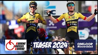 TRAILEROMLOOP HET NIEUWSBLAD amp KUURNE BRUSSEL KUURNE 2024 [upl. by Laekcim]