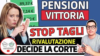 ULTIM’ORA PENSIONI ➡ STOP TAGLIO RIVALUTAZIONE INPS e OBIETTIVO AUMENTO PIENO IN 4 MESI  OTTOBRE [upl. by Naz]