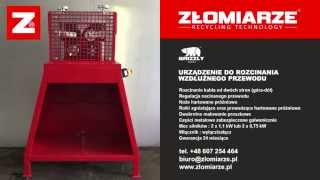 URZĄDZENIE DO ROZCINANIA KABLI GRIZZLY 2 [upl. by Eidson814]