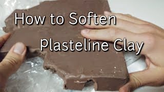 How to Soften Plasteline Clay Oil Based Sculpting Clay [upl. by Etram]