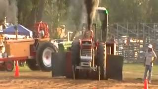 Dunlap Pulling Team Massey 1080 Tractor Pull [upl. by Yasmine766]