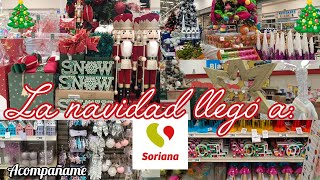 recorrido por soriana ya llego la navidad acompañame christmas decoracion decor [upl. by Murrah]