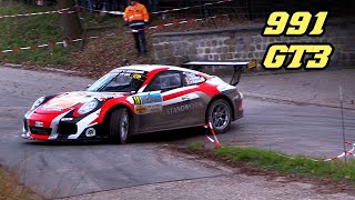 PORSCHE 991 GT3 Rally  Loud open exhaust jumps amp Drifts 2023 [upl. by Aden]