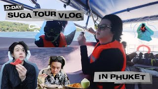 SUGA VLOG DDAY TOUR in Phuket [upl. by Annaiel]