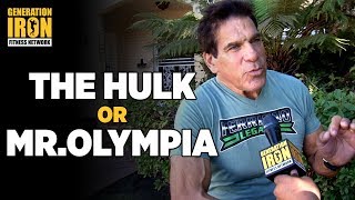 Lou Ferrigno Interview Would Lou Choose Being Mr Olympia Over Being The Hulk  Generation Iron [upl. by Sseb181]