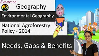 National Agroforestry Policy  2014  Needs Benefits and Gaps Examrace  UPSC Geography  NET [upl. by Eat]