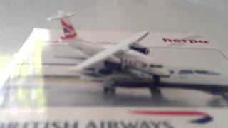 Herpa British Airways  Sun Air Dornier DO328 1500 Unboxing [upl. by Anekam76]