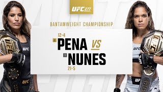 UFC 277 Amanda Nunes vs Julianna Pena 2 HIGHLIGHTS [upl. by Elleynad]