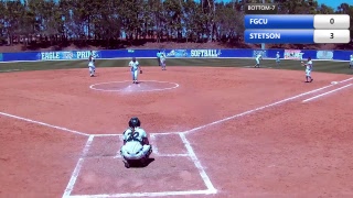 FGCU Softball vs Stetson [upl. by Inirt]