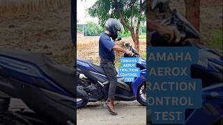 Yamaha Aerox S Traction Control TEST shorts [upl. by Onitsuaf]