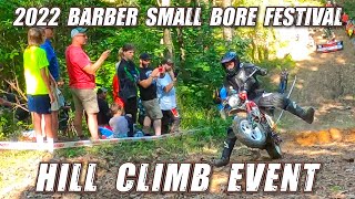 2022 Barber Small Bore Festival  MiniMoto Hill Climb Event [upl. by Alfy988]