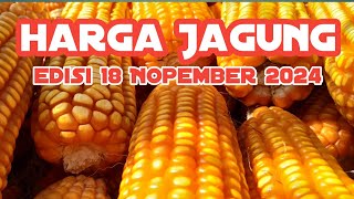 Harga Jagung Hari Ini Tanggal 18 Nopember 2024 [upl. by Heaps]