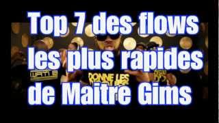 Les flows les plus rapides de Maitre Gims  Compilation 1 [upl. by Pfosi226]