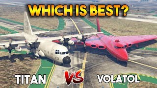 GTA 5 ONLINE  VOLATOL VS TITAN WHICH IS BEST [upl. by Yetak]