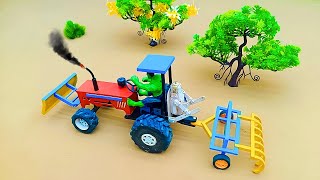 mini creative diy tractor making modern plough machine science project Acrofter1 [upl. by Melc]