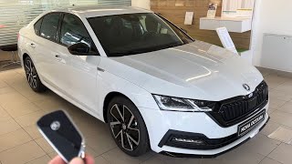 NEW Skoda Octavia SPORTLINE 2022  FIRST LOOK amp visual REVIEW exterior interior [upl. by Conan]