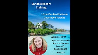 Sandals Resort Training [upl. by Akinar]