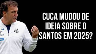 ATUALIZAÇÕES CUCA SE quotANIMAquot COM SANTOS EM 2025  TEIXEIRA TAMBÉM NEGA CONTATO COM CAIXINHA VEJA [upl. by Ecnaralc]