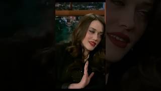 Kat Dennings does it Gingerly shorts craigferguson [upl. by Torbert]