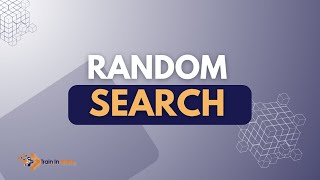 Random Search  Hyperparameter Optimization [upl. by Erb]