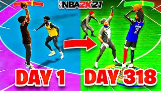 I USED MY DAY 1 JUMPSHOT but 318 days later on NBA 2K21 [upl. by Falito714]