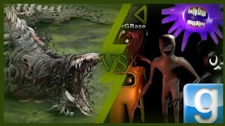 Scp 682 vs gmod trevor henderson ocs 9k subs special [upl. by Ermengarde]