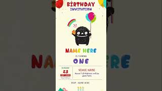 Birthday Invitation eCard Revolution Say Goodbye to Paper Invites  जन्मदिन का निमंत्रण कार्ड [upl. by Eneroc615]