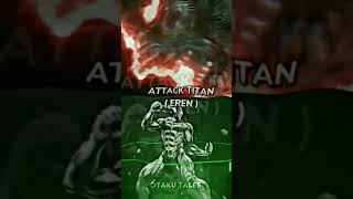 GUTS VS TITANS  WHO IS STRONGEST youtubeshorts berserk attackontitan guts erenyeager [upl. by Andeee]