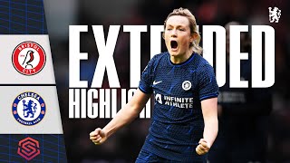 Bristol City Women 03 Chelsea Women  HIGHLIGHTS amp MATCH REACTION  Chelsea 202324 [upl. by Ahon]