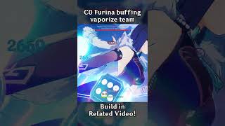 C0 FURINA BUFFING VAPORIZE TEAM [upl. by Enoob]