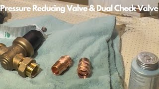 Installing Pressure Reducing Valve and Dual Check Valve 💰💰💰 [upl. by Hiett]