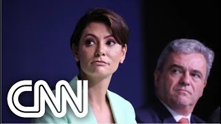 Michelle Bolsonaro diz que não tem intenção de lançar candidatura  LIVE CNN [upl. by Salvucci244]