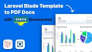 Laravel PDF Magic From Dynamic Views to Beautiful PDFs with Spatie Browsershot [upl. by Pickard]