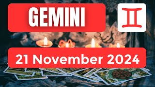 Gemini horoscope  Gemini Horoscope for Today 21 November 2024 [upl. by Groves960]