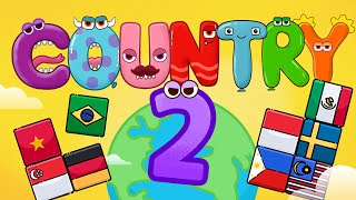 Where are you from song for kids part 2  country flag song [upl. by Neztnaj]