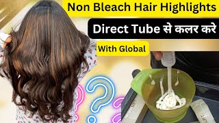 Non Bleach Highlights With Global Practical Step By Step Explanation Highlift Colors  Salonfact [upl. by Sapowith]