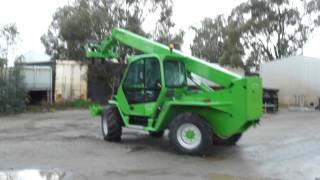 2007 Merlo P38 14 Telehandler [upl. by Aisanat]