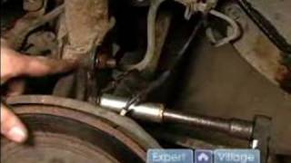 How to Replace Strut Mounts on you Car  How to Remove Strut to Knuckle Mounting Bolts [upl. by Llerrom]