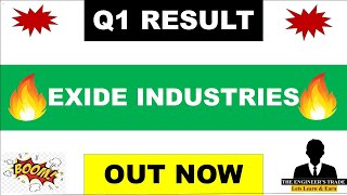 Exide Q1 Results 2024  Results Today  Exide Results  Exide share latest news  Exide battery [upl. by Akenehs615]