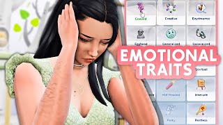 NEW REALISTIC EMOTIONAL TRAITS FOR YOUR SIMS sims 4 must have😍 [upl. by Nivat605]