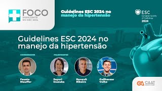 Debate Guidelines ESC 2024 no Manejo da Hipertensão [upl. by Nilya641]