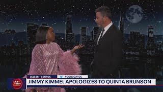 Celebrity Snack Jimmy Kimmel apologizes to Quinta Brunson  FOX 5 DC [upl. by Nerrej]