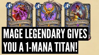 EXCAVATE MAGE LEGENDARY gives you a TITAN for ONE MANA More Elementals  Badlands Review [upl. by Ecnaralc]