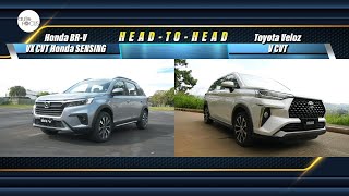 Honda BRV VX CVT vs Toyota Veloz 15 V CVT  HeadtoHead [upl. by Gwenneth487]