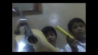 iqbaal n nadhif covering one less lonely girl n one time [upl. by Aicener]