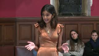 Anjali Ramanathan  Social Justice Debate  Opposition 28  Oxford Union [upl. by Ahswat]