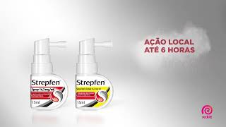 Garganta inflamada dia e noite Tome Strepfen Spray [upl. by Anaer]